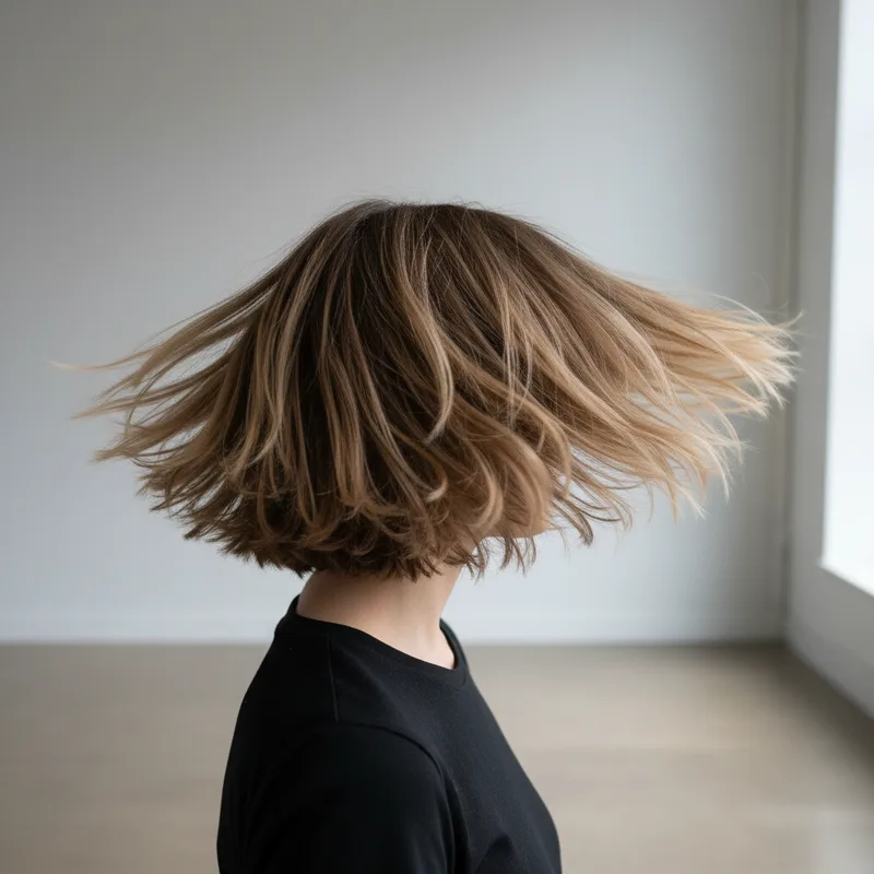 Coupe de cheveux court effilé sauvage : style, techniques et coiffage